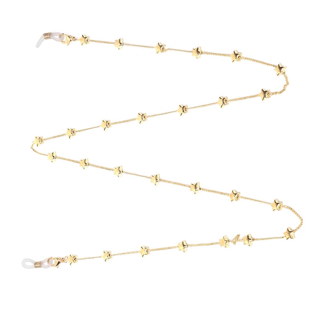Star Pattern AntiLost Eyeglasses MouthMuffle Chain Eyeglasses Holder Chain Lanyard