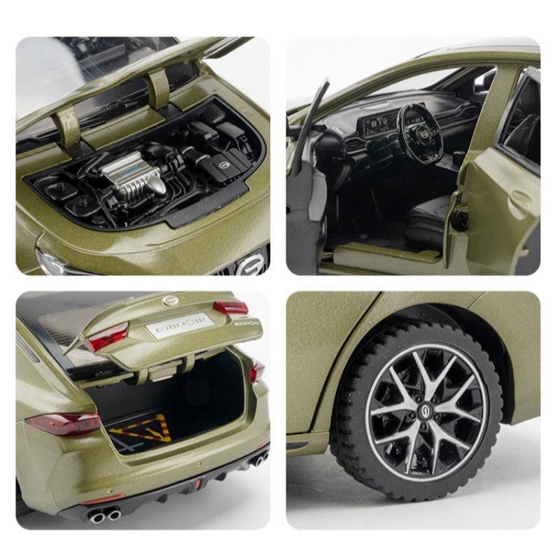 1/24 Slitina Diecast Kovový Model Auta - GAC Motor EMPOW 55 Kupé, Pouliční Sportovní Vozidlo, Dětský Dárek, Zvuk a Světlo