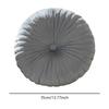 Velvet Pumpkin Backrest & Lumbar Pillow – Round Sofa and Bedside Cushion