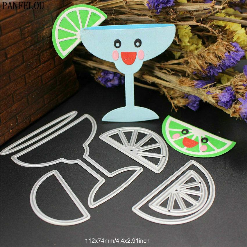 Lemon Drink Cup Cutting Dies Metal Stencil DIY Scrapbooking Album Hartie Card Embsing Craft Die Cut