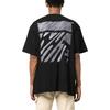 Off-White T-shirt a maniche corte con stampa logo a lettera Uomo Top Nero OMAA038S23JER0071001