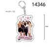 BLACKPINK Acrylic Double-Sided Keychain: Lisa, Jisoo, Jennie, Rosé