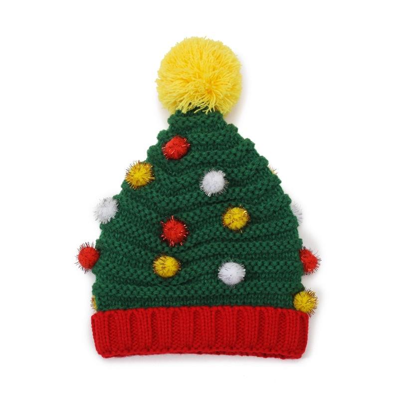 Simple Christmas Hats Are Directly Supplied To Knitted Hats, Popular Autumn and Winter Jacquard New Christmas Versatile Men and Women