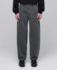 Musinsa Standard Belted Semi-Balloon Denim Pants [Gray]