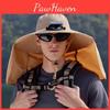 Solar Charging Fan Cap Outdoor Sun Protection Wide Brim Hat For Summer Fishing Hiking