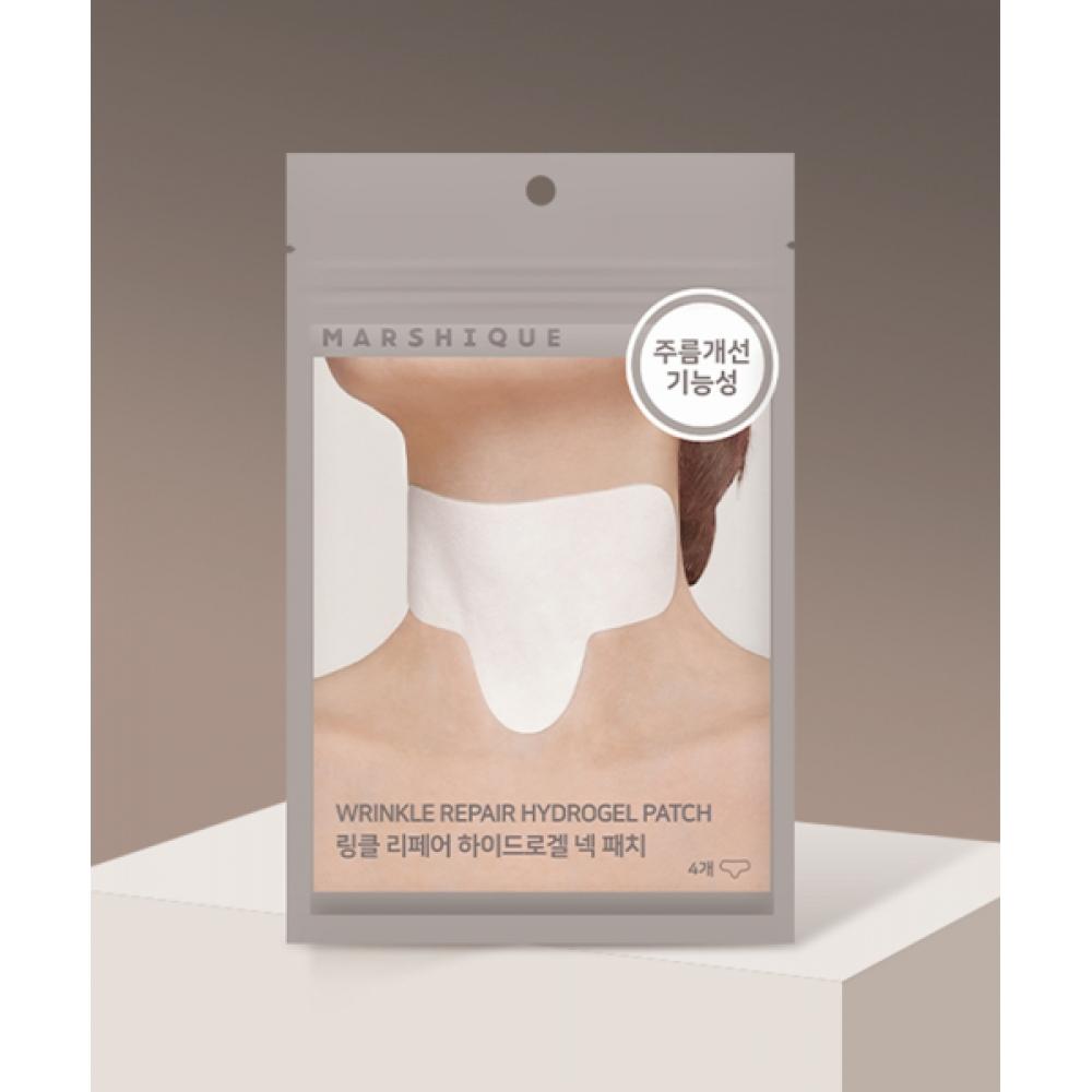 Marshique Wrinkle Repair Hydrogel Neck Patch 4 Sheets NONE