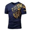 Mode Schnelltrocknend 3D-Druck Sport-T-Shirts Locker Atmungsaktiv Streetwear Fitness-T-Shirts Trend Löwen-Grafik T-Shirts für Herren Sommer