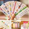 Reusable Kawaii Sticky Notes Mini Row Seats Self-adhesive Tabs Sticky Notes Notes Sheets Sets XKBQB03