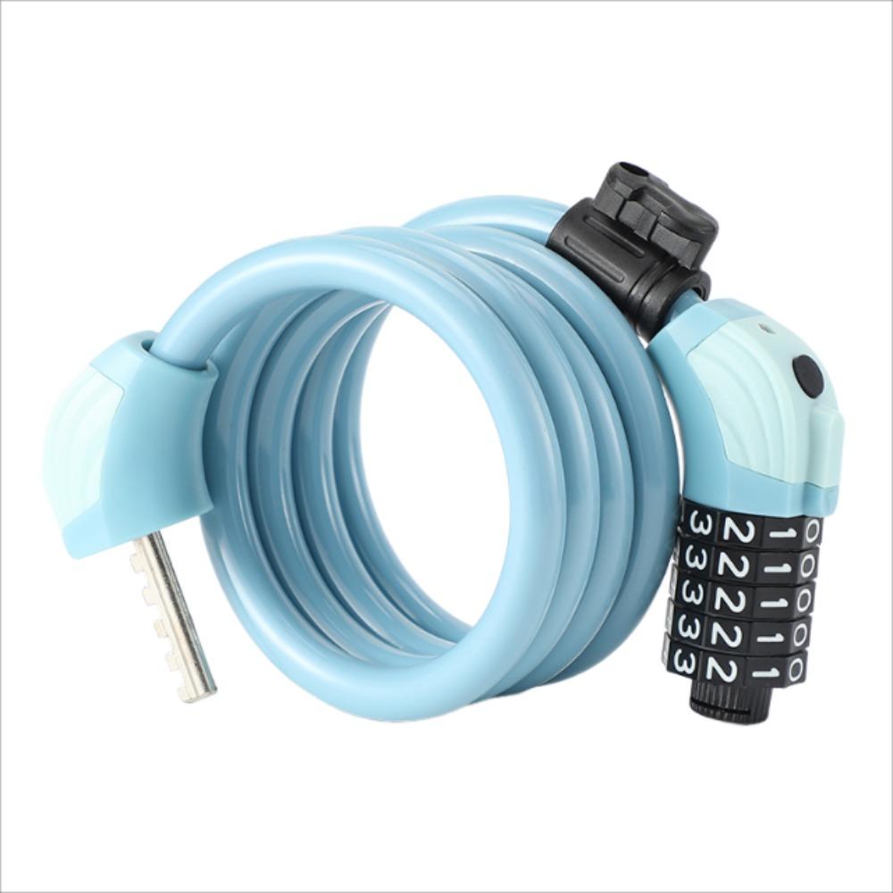 1200MM Rowerowy Zamek Szyfrowy ABS z Linką Stalową Zamek z Linki Stalowej Akcesoria Rowerowe