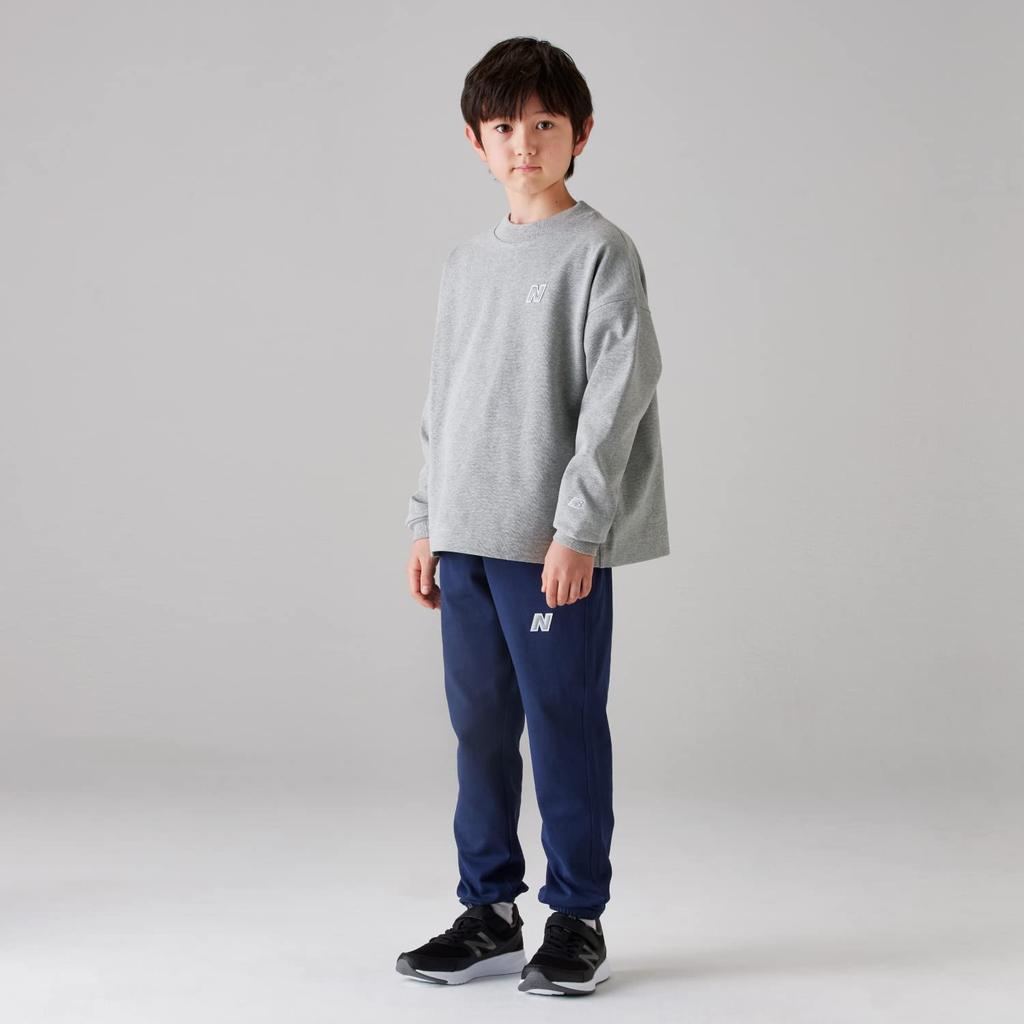 New Balance Heavyweight Dress Long Pants NNY Size 130 Kids' (ABP35046) (NB Navy)