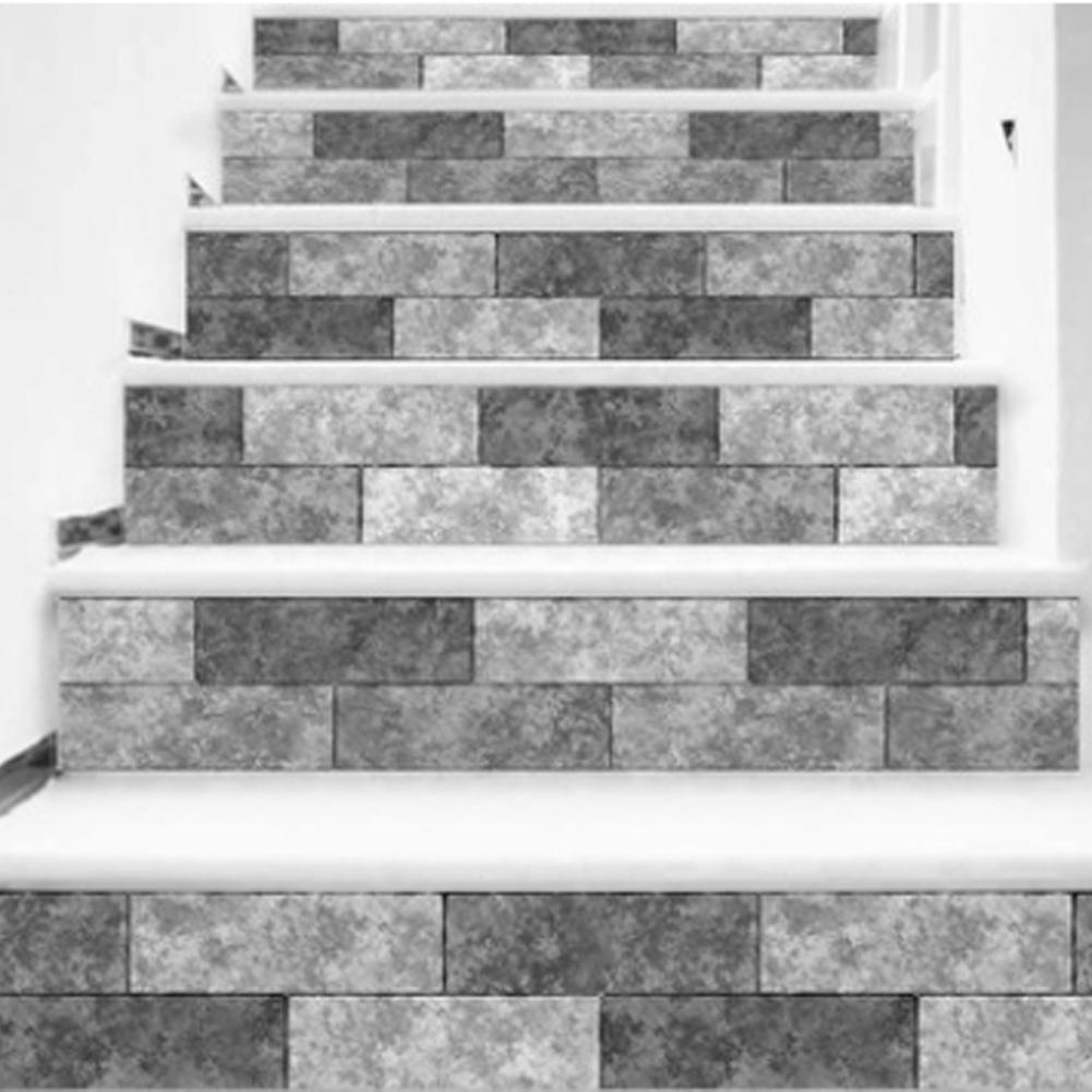 

Simulation Brick Grain Pattern Stair Sticker Self Adhesive Wall Decal Floor Sticker Home Decor