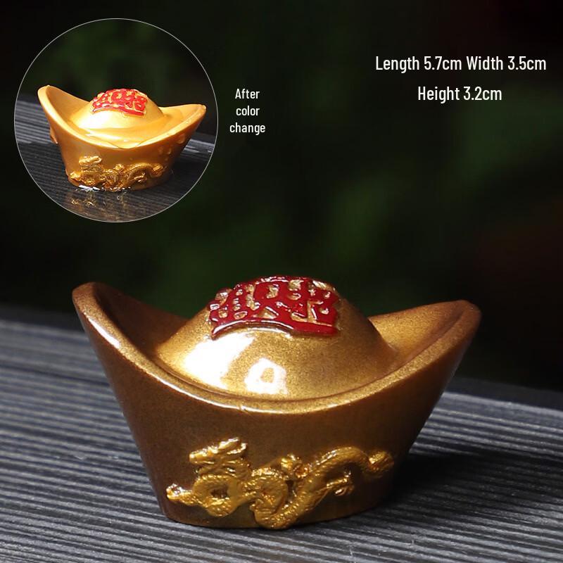 Auspicious Color-Changing Resin Tea Pet Ornament