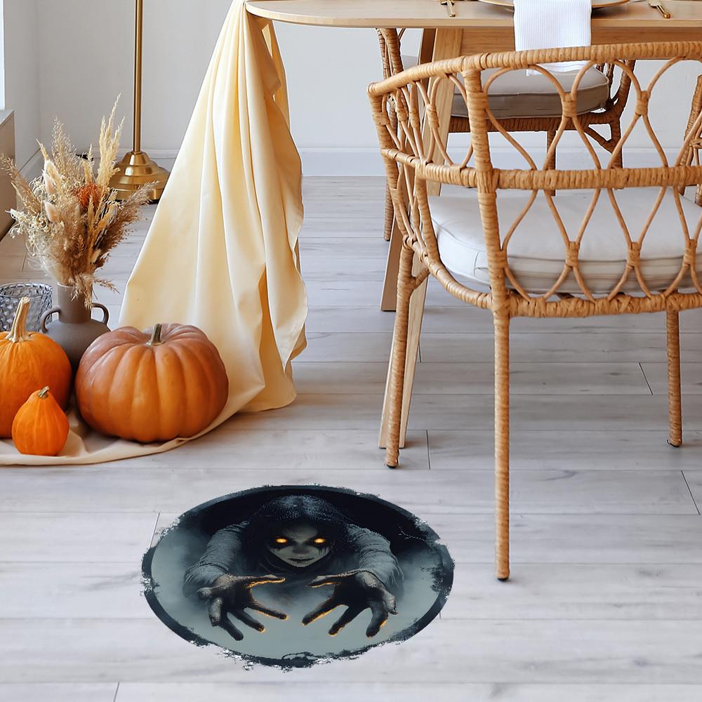 Female Halloween Horror Ghost Floor Stickers Bedroom Living Room Decoration Home