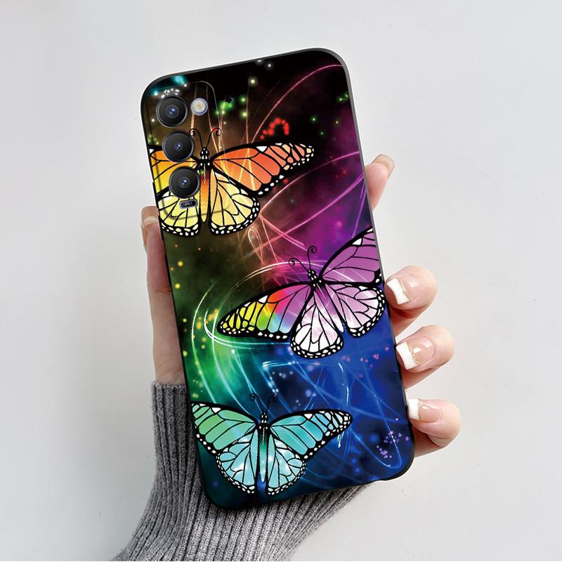 For Tecno Camon 18P Phone Case Shockproof Cover Cute Cartoon Love Heart Soft Funda For Tecno Camon 18 Premier Camon18 18i Bumper
