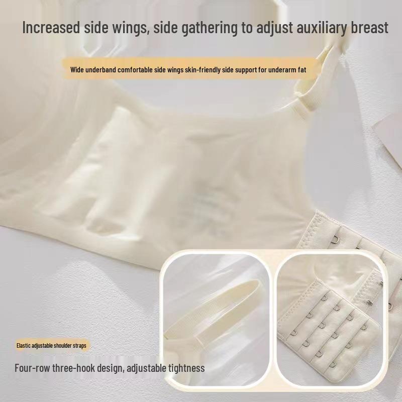 Seamless Push-Up Bra for Women: Soft, Wireless, Anti-Sagging Support for Small Chests