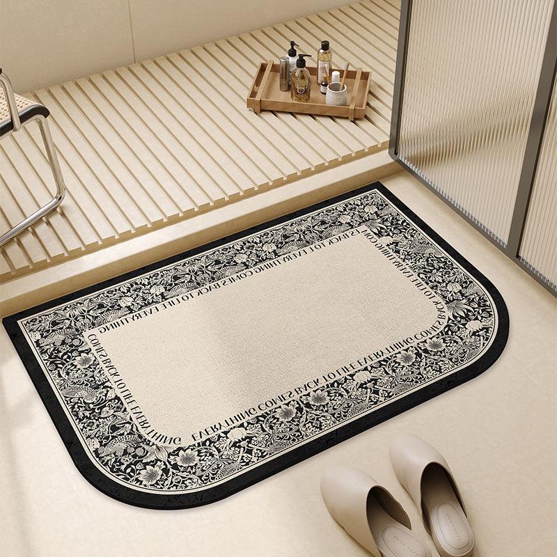 

Диатомовая грязь легкая роскошь ванная туалет туалет водопоглощение нескользящий коврик для ног бытовой диатомовая грязь коврик для пола 40X60cm 15.7X23.6in