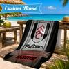 Custom Name Beach Towel Sheffield FC Fulham Pride Microfiber Beach Towel, Lightweight for Summer Travel, Swimming Pool Fan Birthday Gift