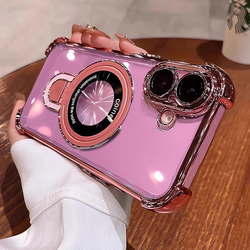 

Compatible with iPhone 16E/17 Pro Max, Four-Corner Airbag Space Shell, High Transparency, Drop-Proof Phone Case iPhone 12 Pro Max