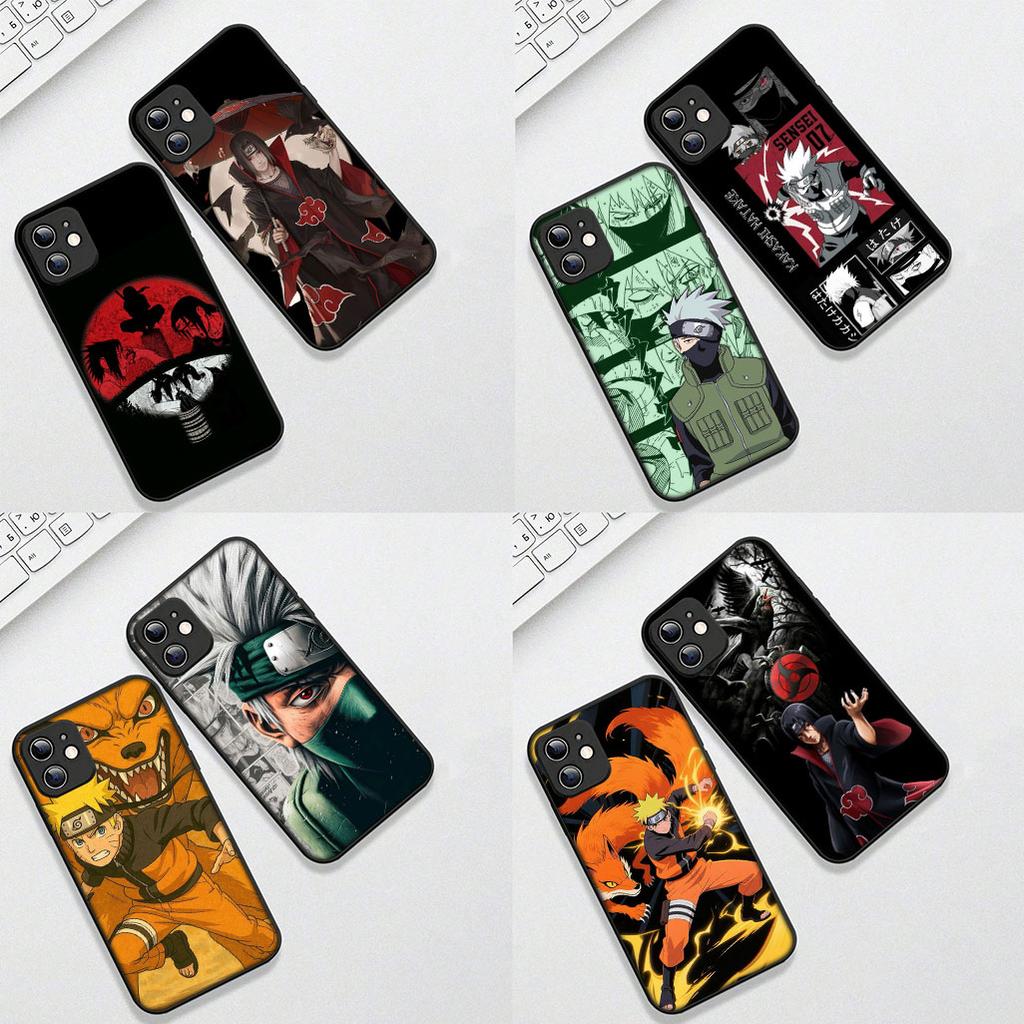 Cover for Apple iPhone 12 13 Pro XS Max Mini ProMax X XR Air 13Pro Casing Phone Case Akatsuki Narutos Kakashi Uchiha Itachi