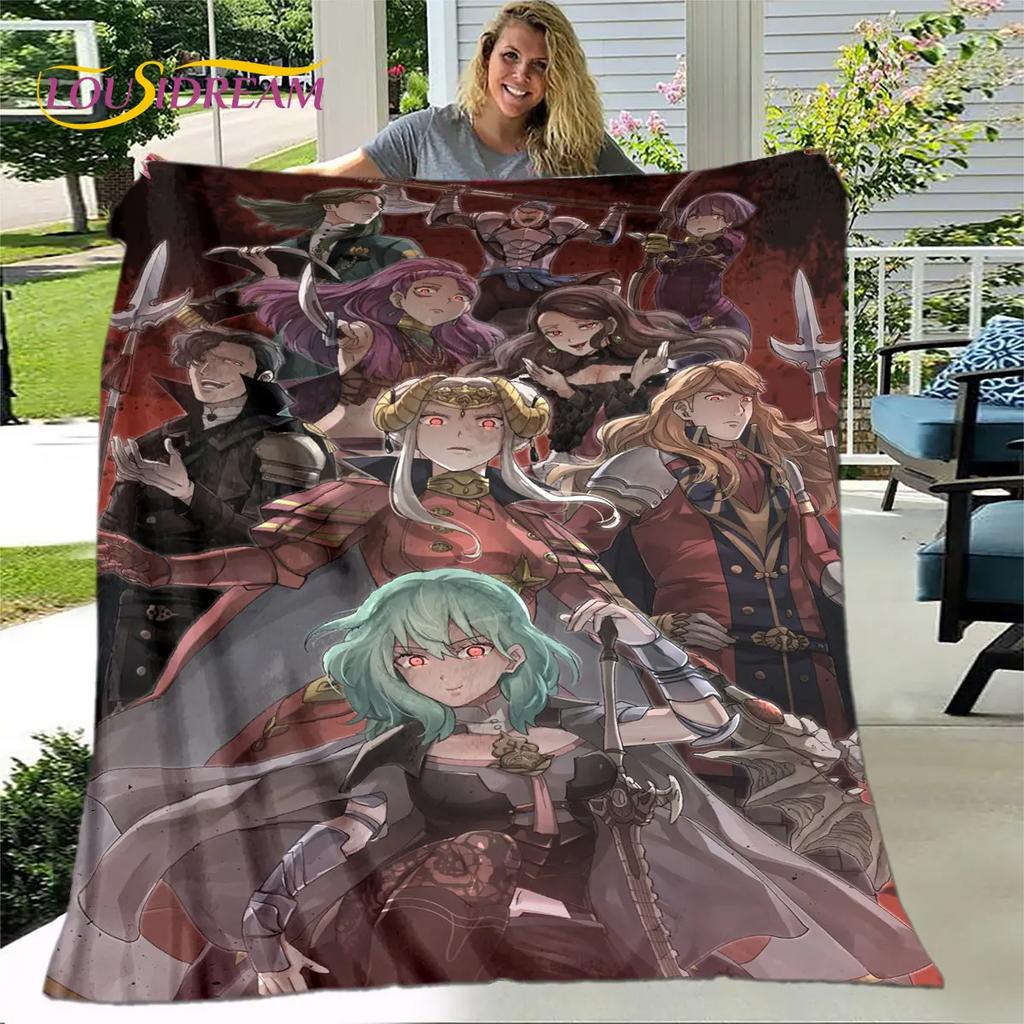 Game Fire Emblem Series Gamer Soft Plush Blanket,Flannel Blanket Throw Blanket for Living Room Bedroom Bed Sofa Picnic Cover Kid
