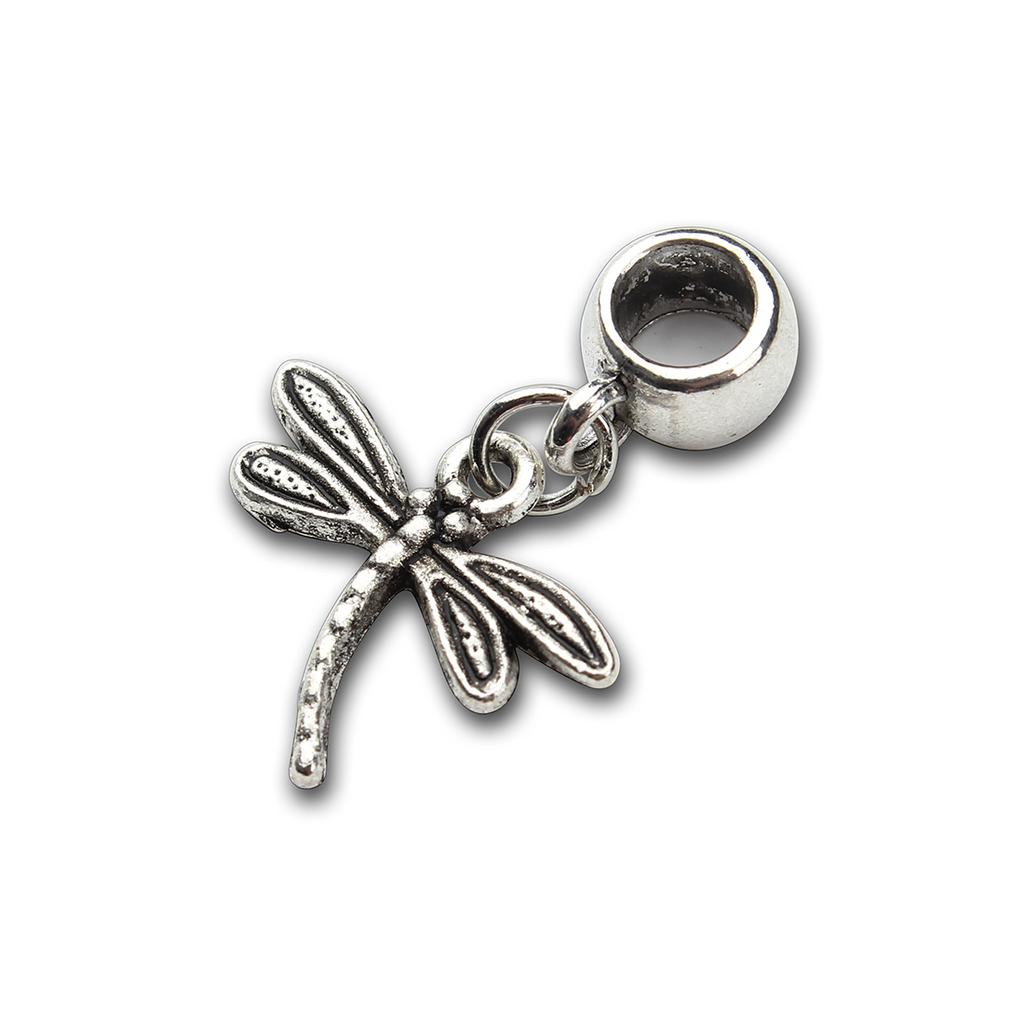 Louleur 10pcs Antique Silver Color Pendants Charm Big Hole Pendant For Jewelry Making DIY Gifts Bracelet Necklace Accessories