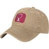 Wine Glass Graphic Baseball Cap Distressed Cotton Casual Adjustable Dad Hat for Unisex