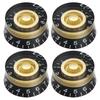 4pcs Acrylic Volumes Tone Top Hat Knobs Caps Replacement Guitar Speed Control Knobs for Electric Guitar Enduring
