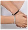 Vnox Free Custom Couple Bracelets for Men Women, Stainless Steel Adjustable Chain Wristband, Valentine's Day Birthday Gift New