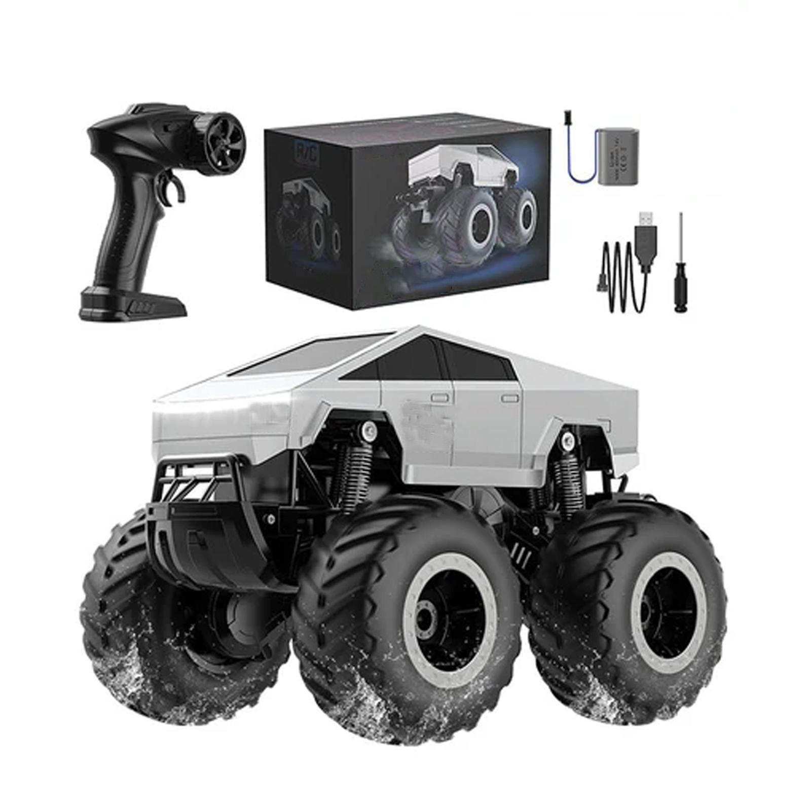 

Игрушки для машинок с дистанционным управлением, 1:16 RC Truck Toy, водонепроницаемые вездеходные полноприводные внедорожные игрушки, подарки для мальчиков и девочек в возрасте от 6 лет и старше One Size