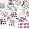 Bling Decorative Sticker Love Heart Rhinestone 3D Crystal  Sticker DIY Children Toys