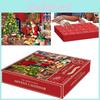 Jigsaw Puzzle Christmas Advent Calendar Puzzle Blind Box Toy Holiday Countdown