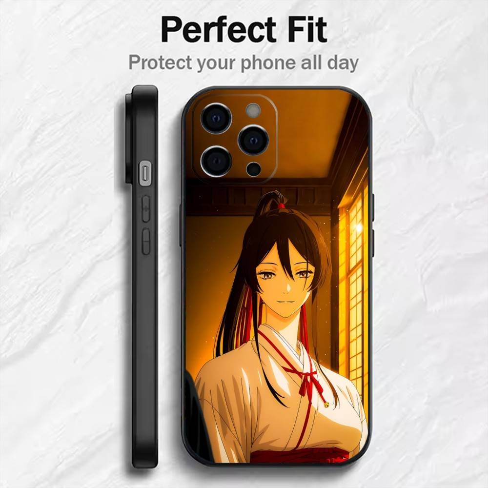 Yamada Asaemon Sagiri Phone Case For iPhone17,16,15,14,13,12 Plus,Max Soft Silicone Black Cover
