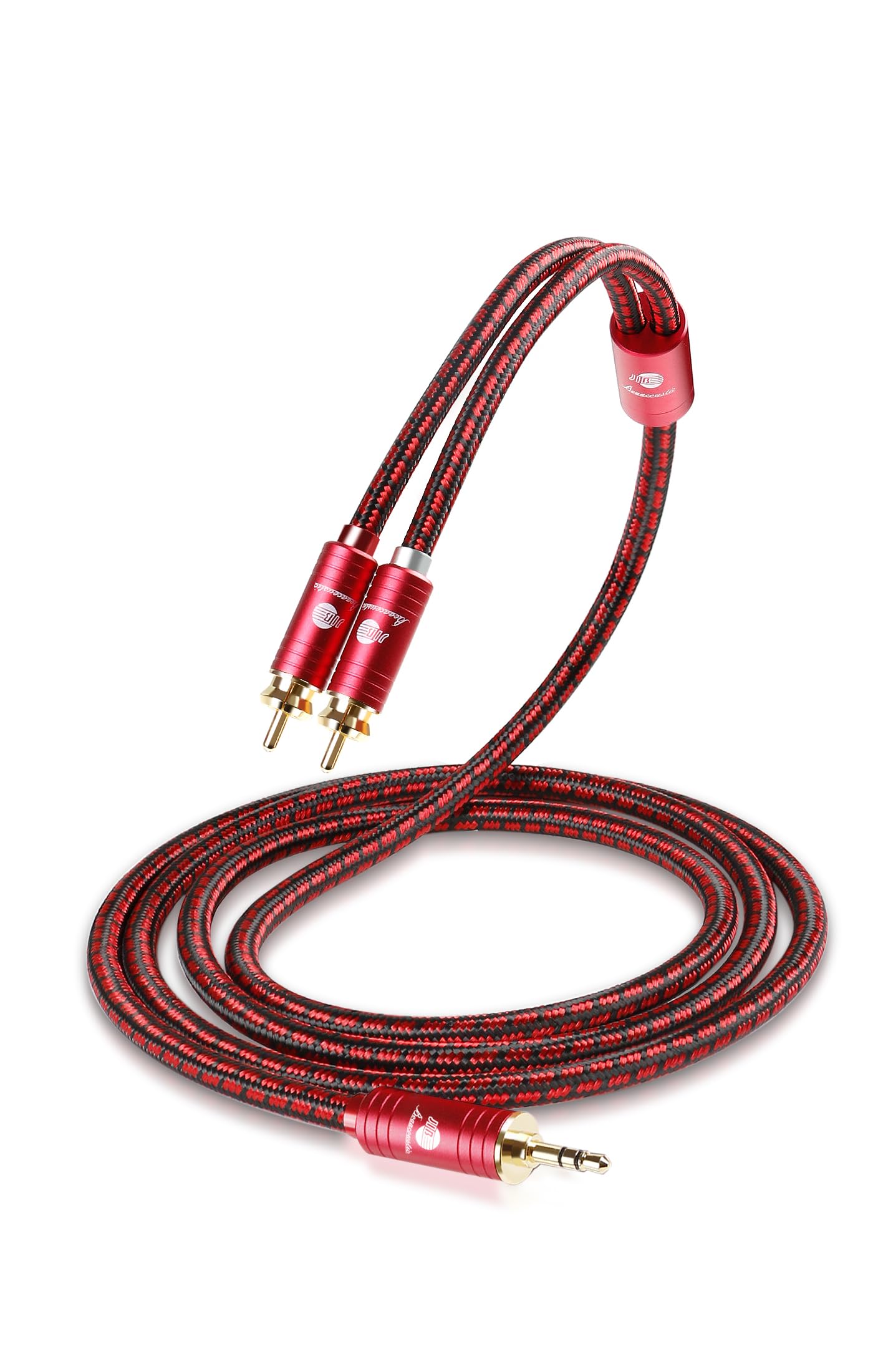 

JIB RCA to Conversion Stereo RCA to Audio Cable to for AV PC Car and More 3.5mm Cable, 1.0m Cable, 3.5mm [Male Male] Amplifiers, Selectors, Speakers,