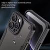 For Apple iPhone 16 15 14 13 12 11 Pro XS Max Plus Mini SE3 SE2 XR 7 8 Frosted Shockproof Lens Full Cover Case