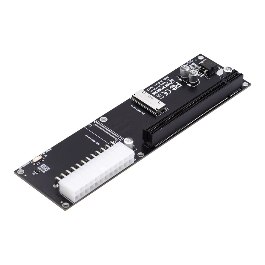

chenyang Oculink 8i to 16X PCI Express Expansion Card Adapter with ATX 24pin Power for External Graphics Card SSD SFF-8611/8612 PCI-E &