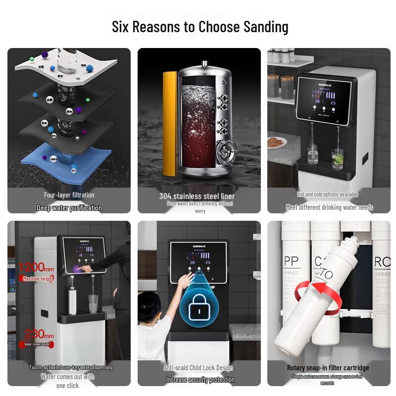 Commercial Standing Water Purifier & Hot/Cold Dispenser