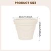 Flower Pot Resin Plant Container Decorative Lightweight Planter Breathable Mesh for Home Garden