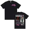 Rapper Mora Lo Mismo Dela Otra Vez Tour Merch T-shirts Men Fashion Hip Hop Vintage T Shirt Unisex Short Sleeve T-shirt Tops