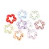 10Pcs/Lot 30*30.5mm Acrylic Transparent Five Pointed Star Pendant for DIY Jewelry Making Bracelet Necklace Charms Accessories