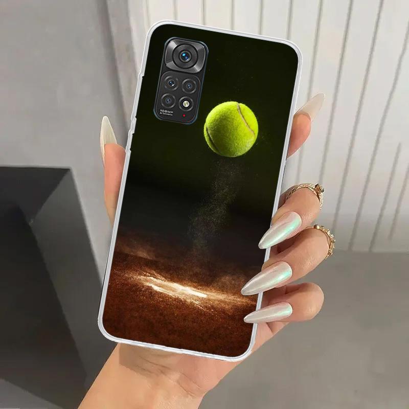 Tennis Sport Phone Case for Xiaomi Redmi Note 15 14 14S 13 12S 12 Pro 11S 11 Plus 11T 11E 10S Soft Funda Print Shell Redmi Note