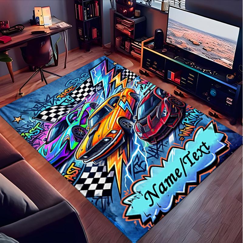 1PC Custom Name Dreams Theme Floor Mat Ideal for Living Room, Game Rooms, Office, Bedroom, Office Floor Mat , Floor Mats for Home
