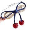 Bow Cherry Twist Hair Clips Vintage Hair Accessories Elegant Hairpin Barrette  For Woman