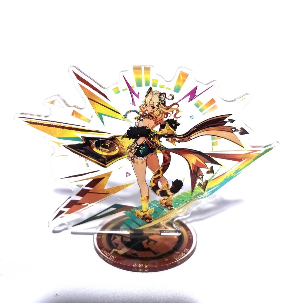 

Anime Game Genshin Impact Stand Model Acrylic Action Model Xilonen Kinich Mualani Creative Toy Gift Long Lasting 15cm