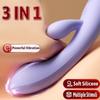 Wibrator G-spot sterowany aplikacją - 7 trybów wibracji i kołysania, Stymulator palców do przyjemności łechtaczki, Akumulatorowy, Bezpieczny dla ciała silikon