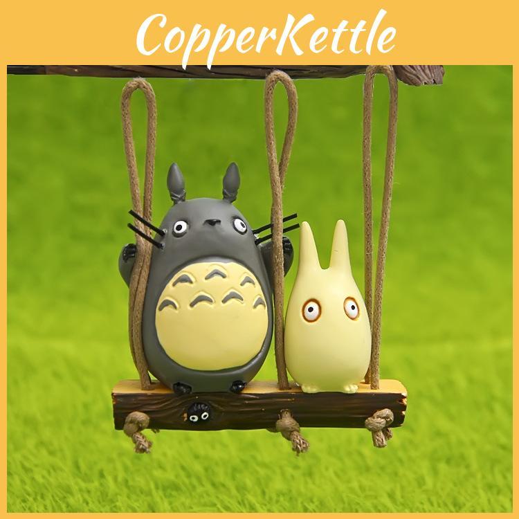 My Neighbor Totoro Swing Cat Scene Mini Model Ornament For Gift Present