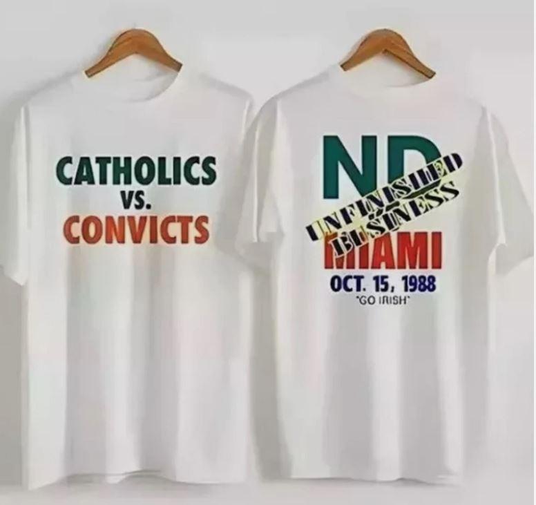 Футболка Catholics Vs Convicts 1988 XXL