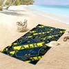 AIK Football Print Beach Towel, Large Soft Quick Dry Towel for Beach Camping Swimming