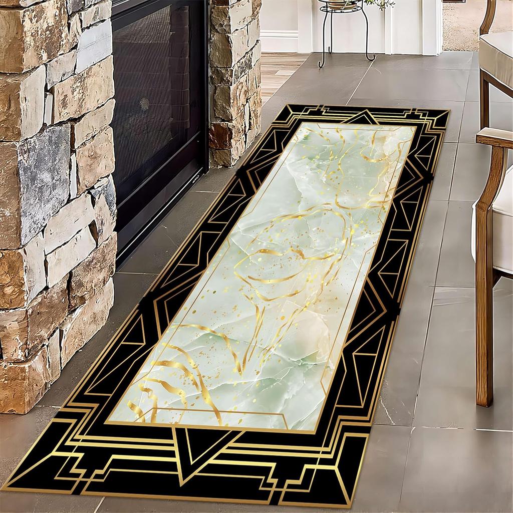 Modern Geometric Rugs: Entrance Floor Mat for the Hallway Comfortable Foot Mats for the Living Room Bedroom Home Decor