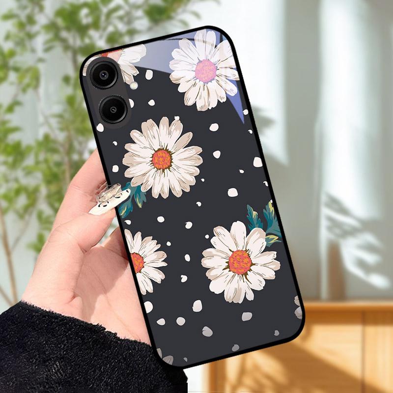 Per Samsung Galaxy A16 A06 A26 A36 A56 4g 5g Custodia Rigida Copertura Completa Vetro Temperato Lente Protezione Cover Posteriore A 06 16 26 36 56