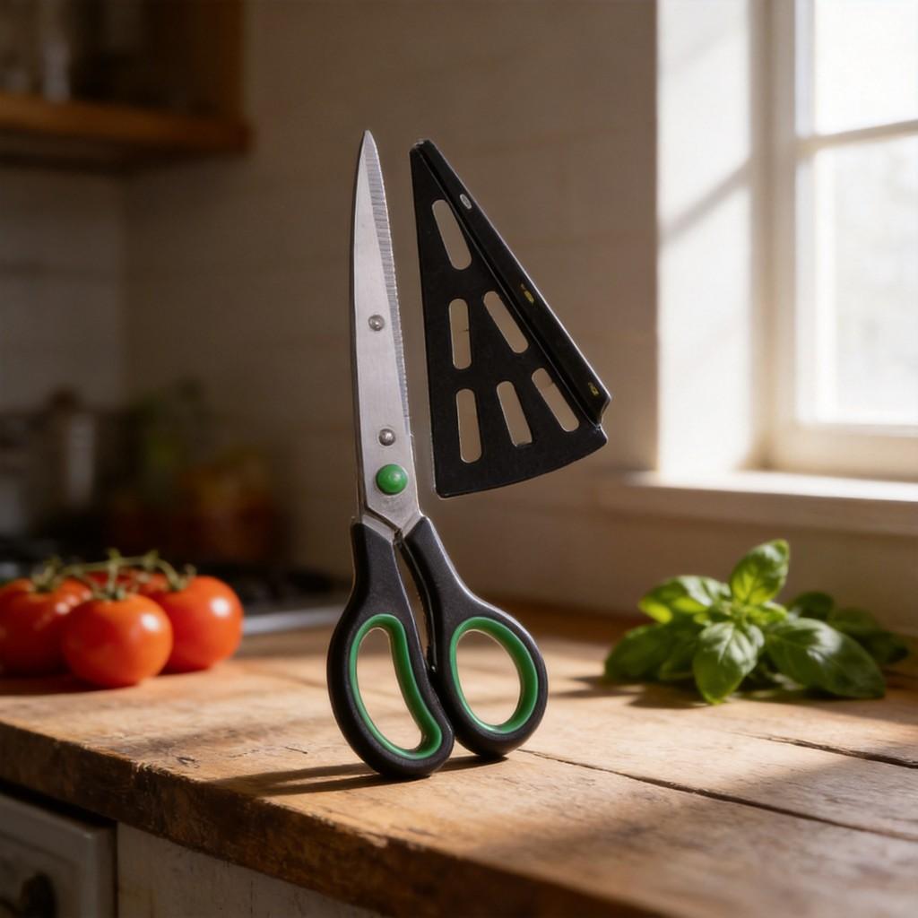 Kitchen Stainless Steel Pizza Cutter 2in1 Detachable Kitchen Scissors For Home Cooking And Baking
